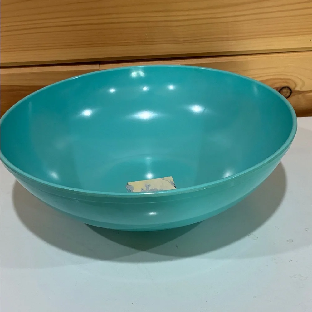 Turquoise Mixing Bowl - Durable Plastic Dinnerware - Picture 2 of 4